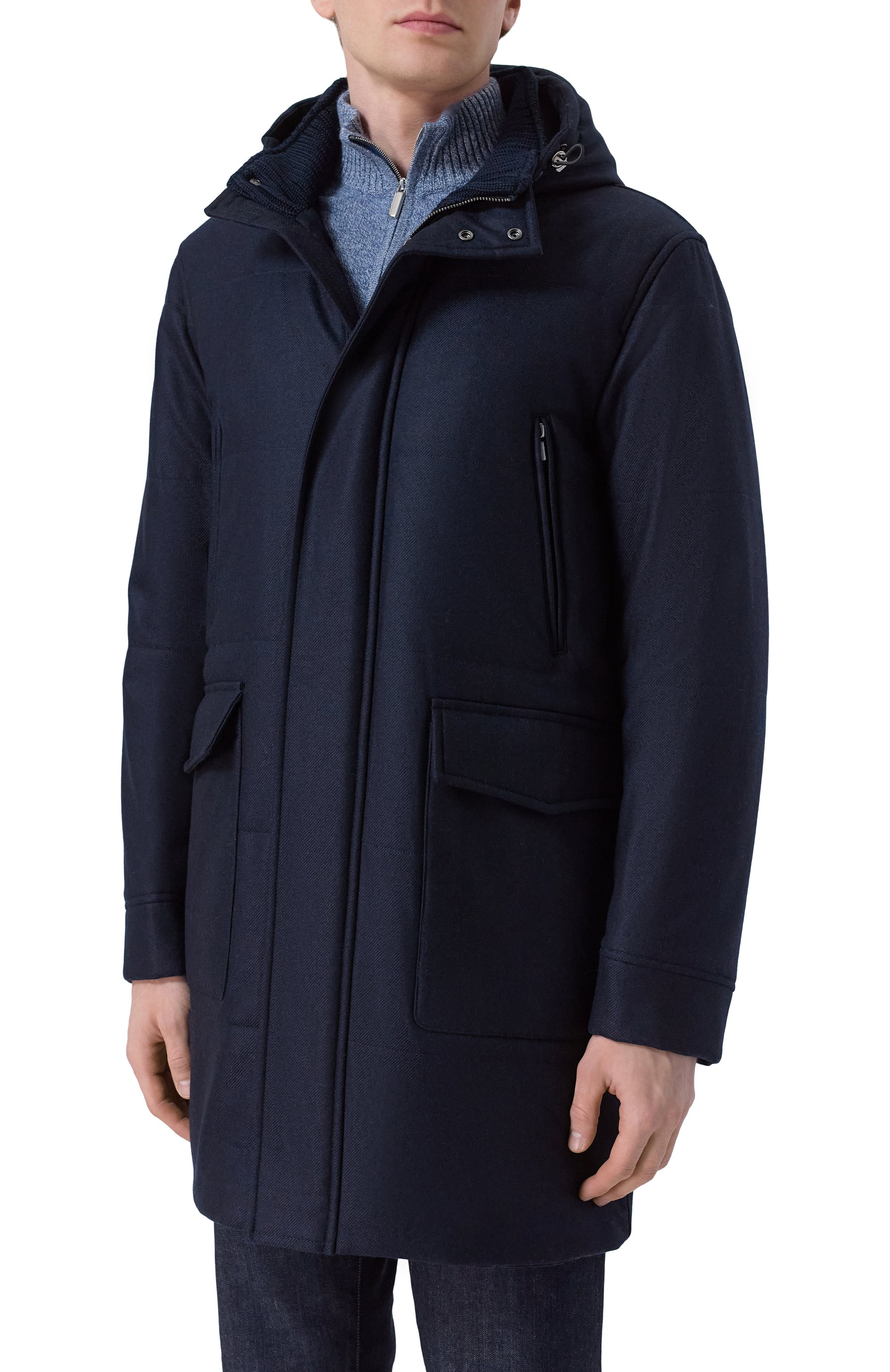 Парка из шерсти и кашемира ANDREA CAMPAGNA, арт. M0D.IMPERAT0/321014GQ, фото 3