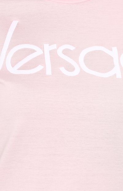 Хлопковая футболка с логотипом бренда VERSACE, арт. A80805/A201952, фото 5