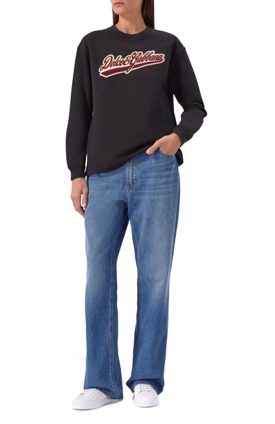 Хлопковый свитшот DOLCE & GABBANA, арт. F9S50Z/GDDAI, фото 2