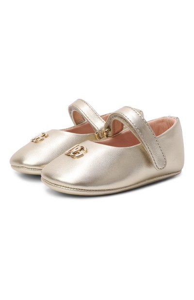 Кожаные пинетки DOLCE & GABBANA, арт. DK0161/AJ133