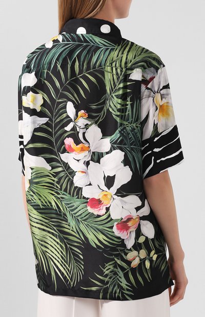 Шелковая рубашка DOLCE & GABBANA, арт. F5M75T/GDV30, фото 4