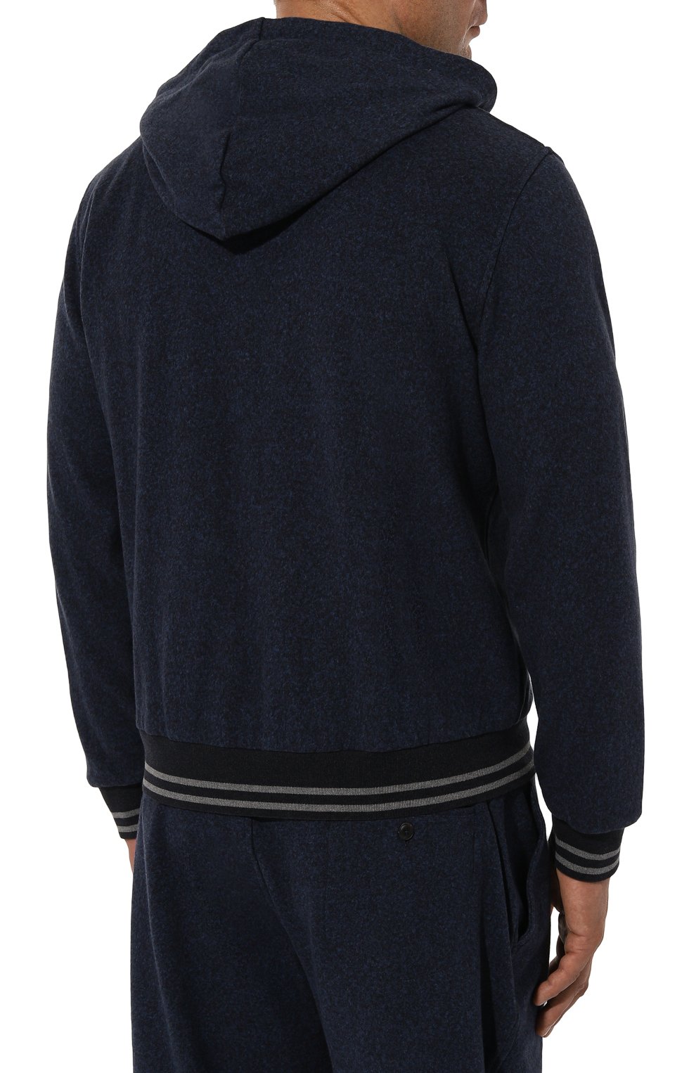 Толстовка из хлопка и шерсти CAPOBIANCO, арт. 17M409.FS00./58, фото 4