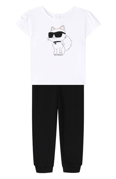 Комплект из футболки и брюк KARL LAGERFELD KIDS, арт. Z30517.