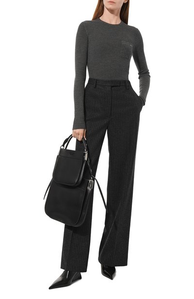 Пуловер из шерсти и шелка PRADA, арт. P24C1N-1XA3-F0480-202, фото 2