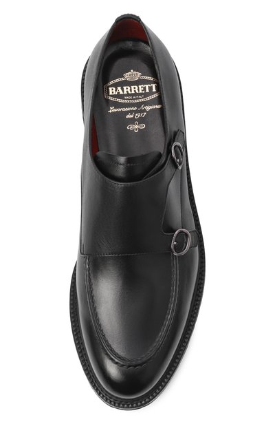 Кожаные монки BARRETT черного цвета по цене 88300 руб., арт. 202U044/BETIS CREAM, фото 5 Кожаные монки BARRETT, арт. 202U044/BETIS CREAM, фото 5