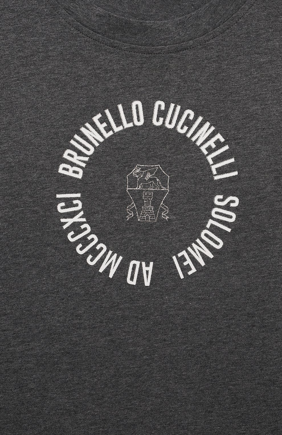 Хлопковый лонгслив BRUNELLO CUCINELLI, арт. B0T81T454B, фото 3