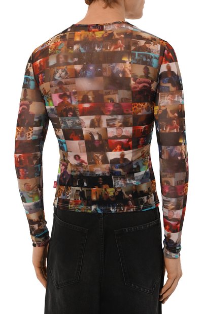 Лонгслив DIESEL разноцветного цвета по цене 21600 руб., арт. A16475/0IQAK, фото 4 Лонгслив DIESEL, арт. A16475/0IQAK, фото 4