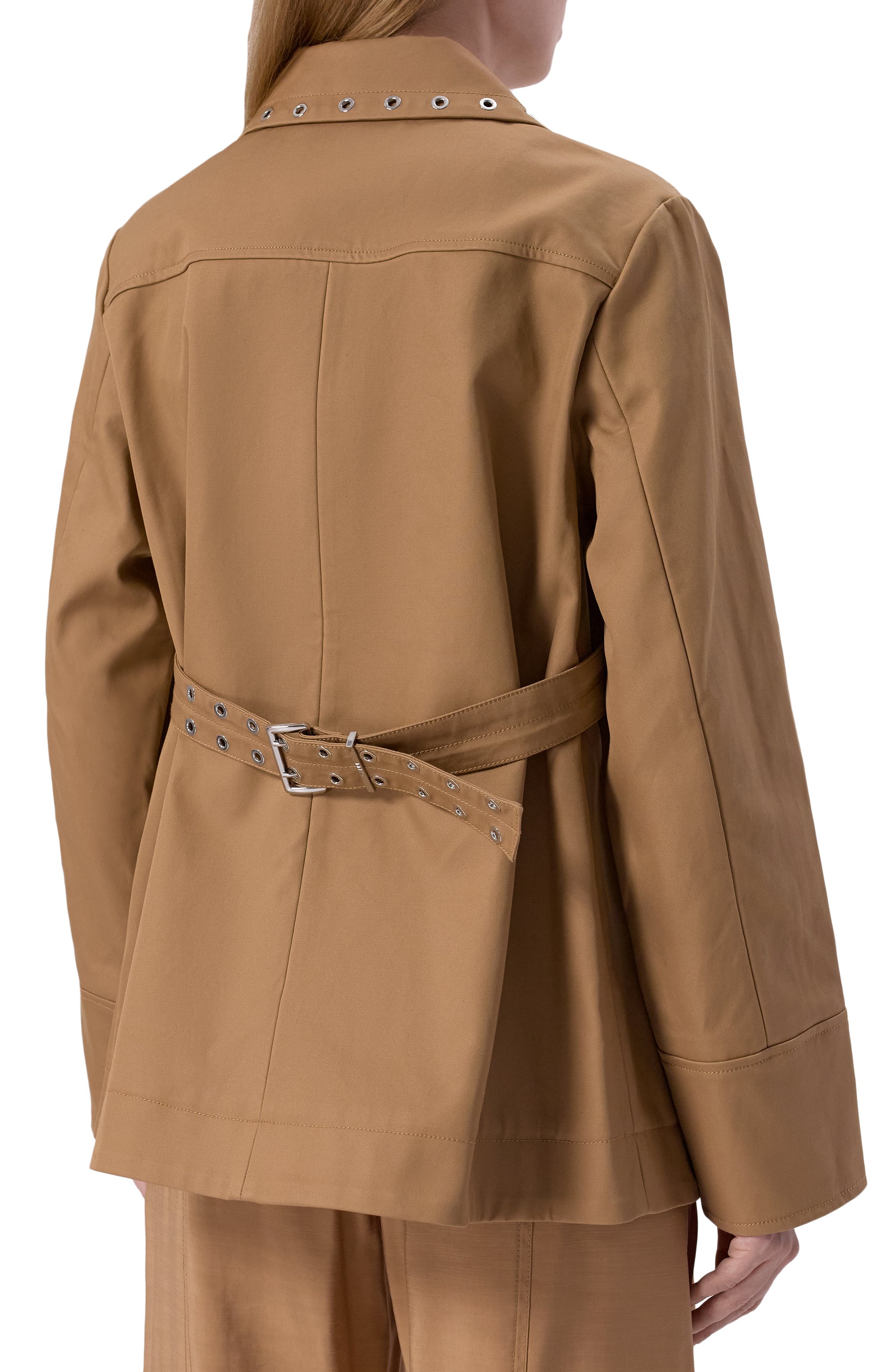 Хлопковый жакет GANNI, арт. W0027/6827, фото 4