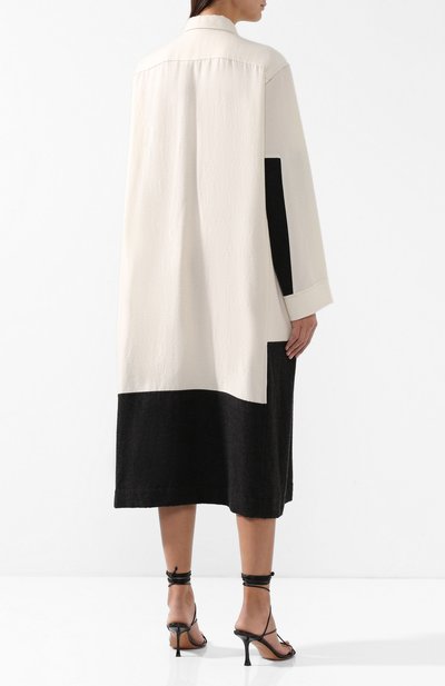 Платье из смеси кашемира и шелка CELINE, арт. 26BF6036B, фото 4