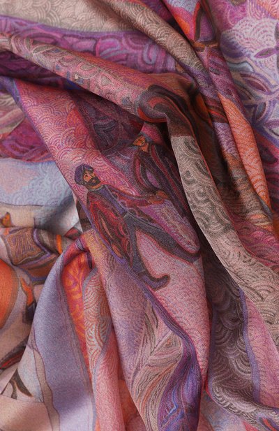 Шелковый платок хождение за три моря GOURJI, арт. T24TSEA7R/1, фото 3