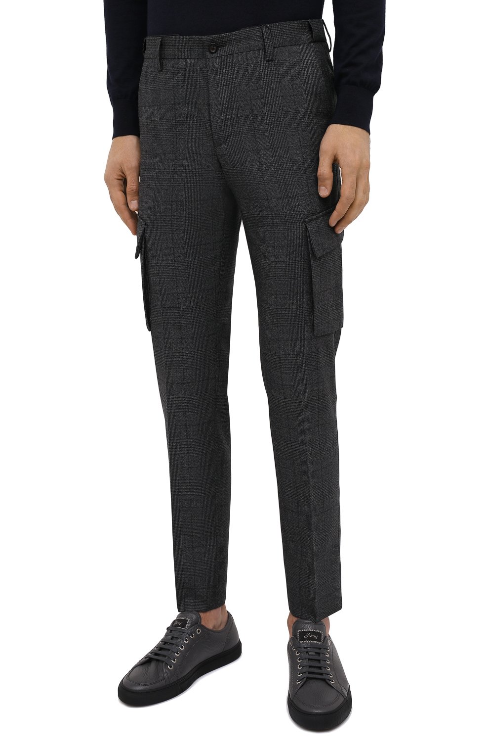 Шерстяные брюки-карго CORNELIANI, арт. 864L02-0817300/00, фото 3