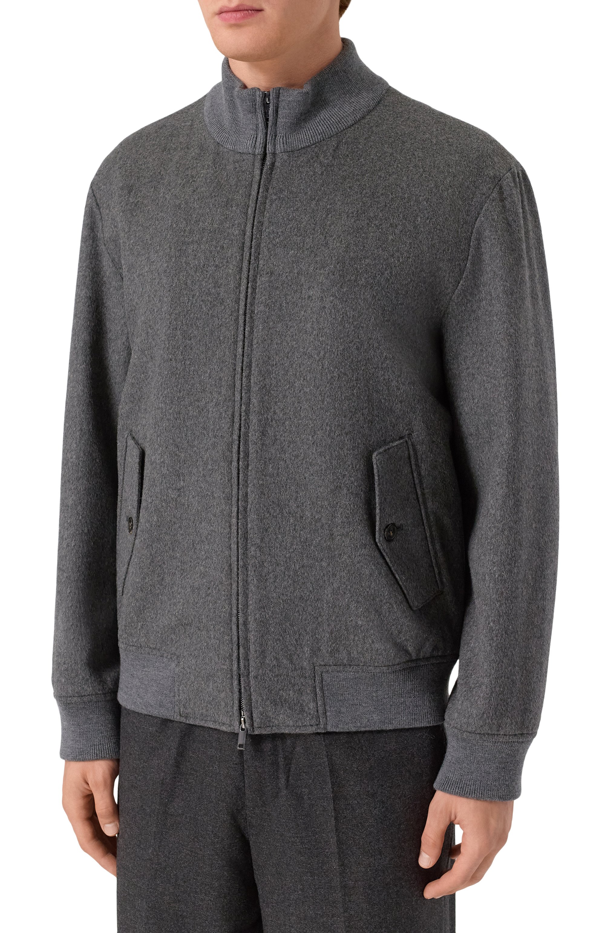 Шерстяной бомбер 12 STOREEZ, арт. 132766, фото 3