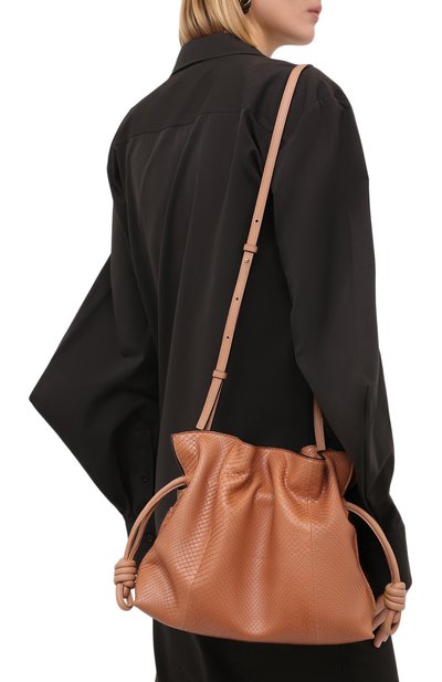 Клатч flamenco из кожи питона LOEWE, арт. A411FC1X07/PBIV, фото 5
