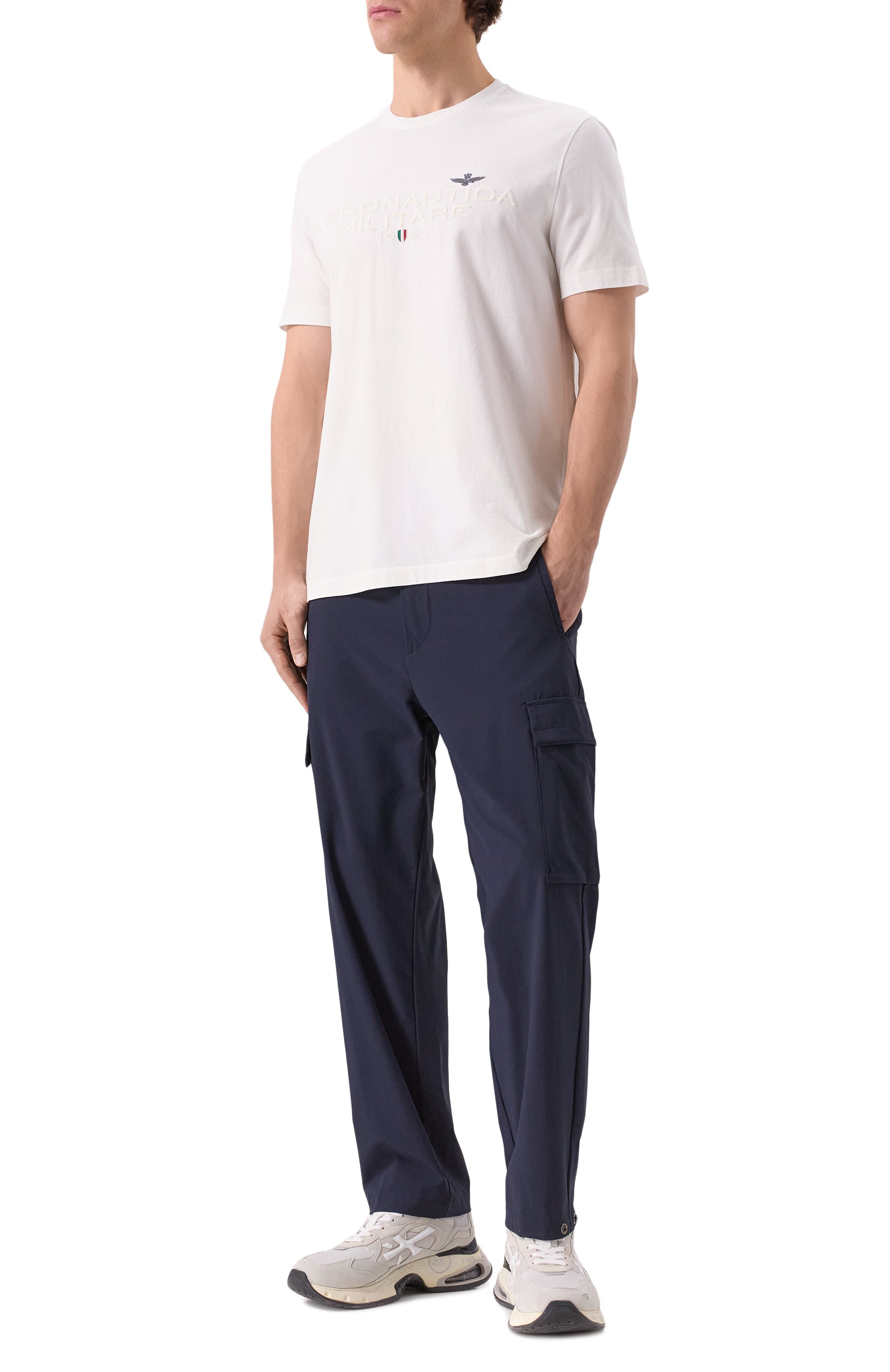 Хлопковая футболка AERONAUTICA MILITARE, арт. TS2378J633, фото 2