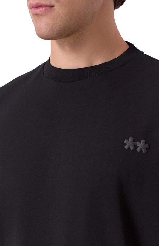 Хлопковая футболка Comme des Fuckdown CFABM01733 Чёрный  CFABM01733 Фото 5
