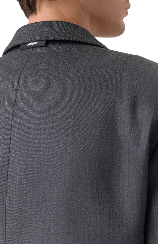 Шерстяной пиджак MSGM 3940MG09/257506 Серый  3940MG09/257506 Фото 5