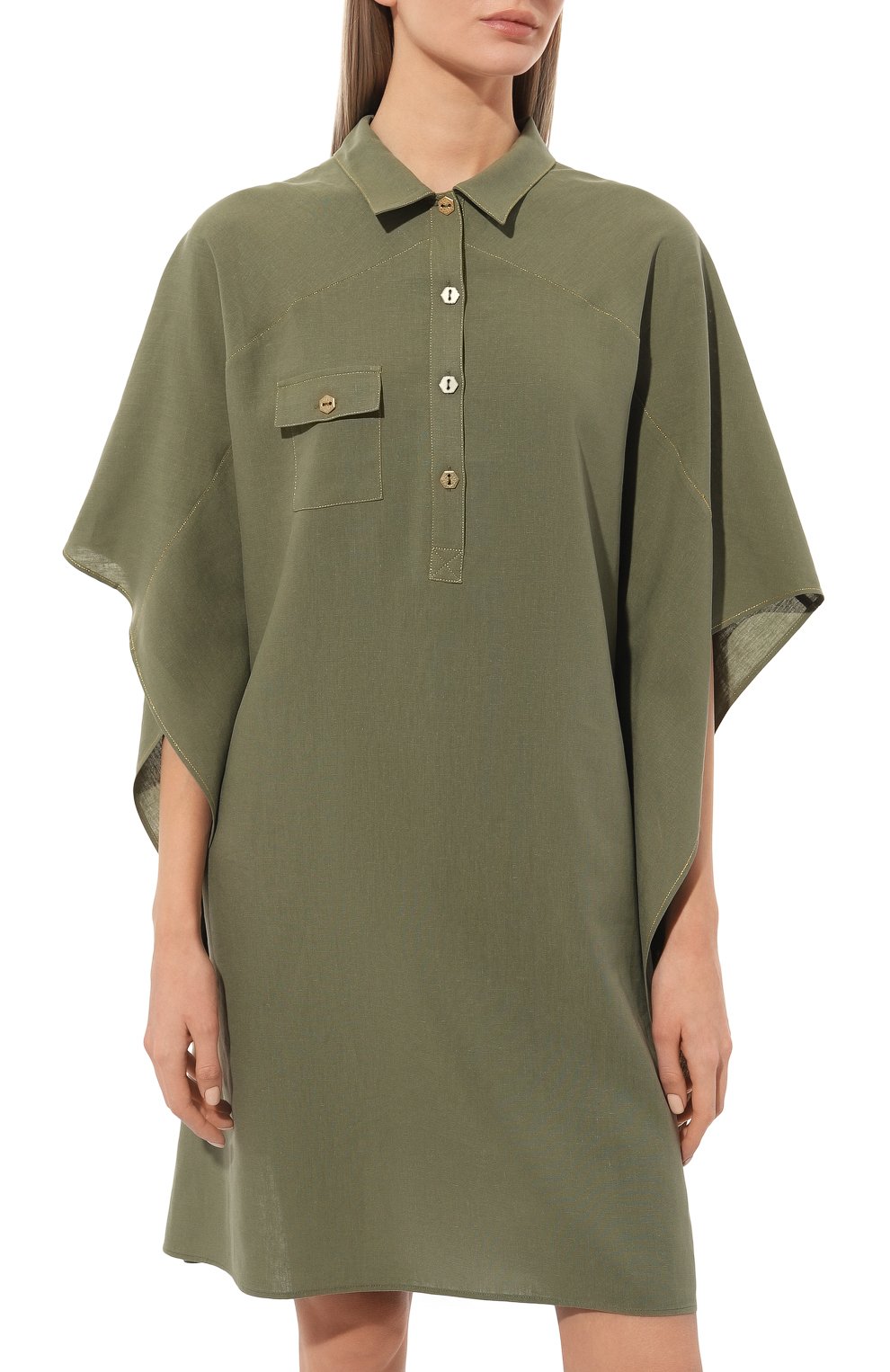 Туника LISE CHARMEL хаки цвета по цене 29860 руб., арт. ASB6260, фото 3 Туника LISE CHARMEL, арт. ASB6260, фото 3