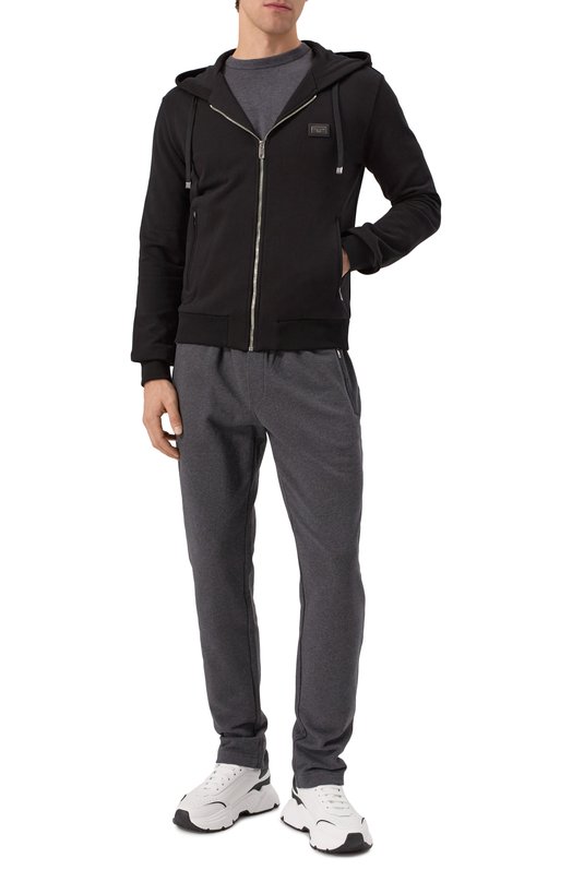 Хлопковая толстовка Dolce & Gabbana G9IF0T/G7JYX Чёрный  G9IF0T/G7JYX Фото 2