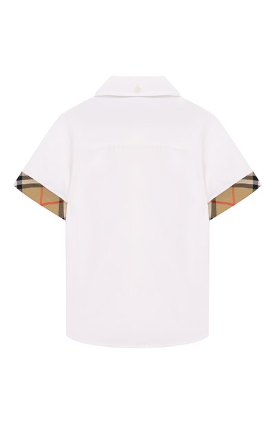 Хлопковая рубашка BURBERRY, арт. 8131846, фото 2