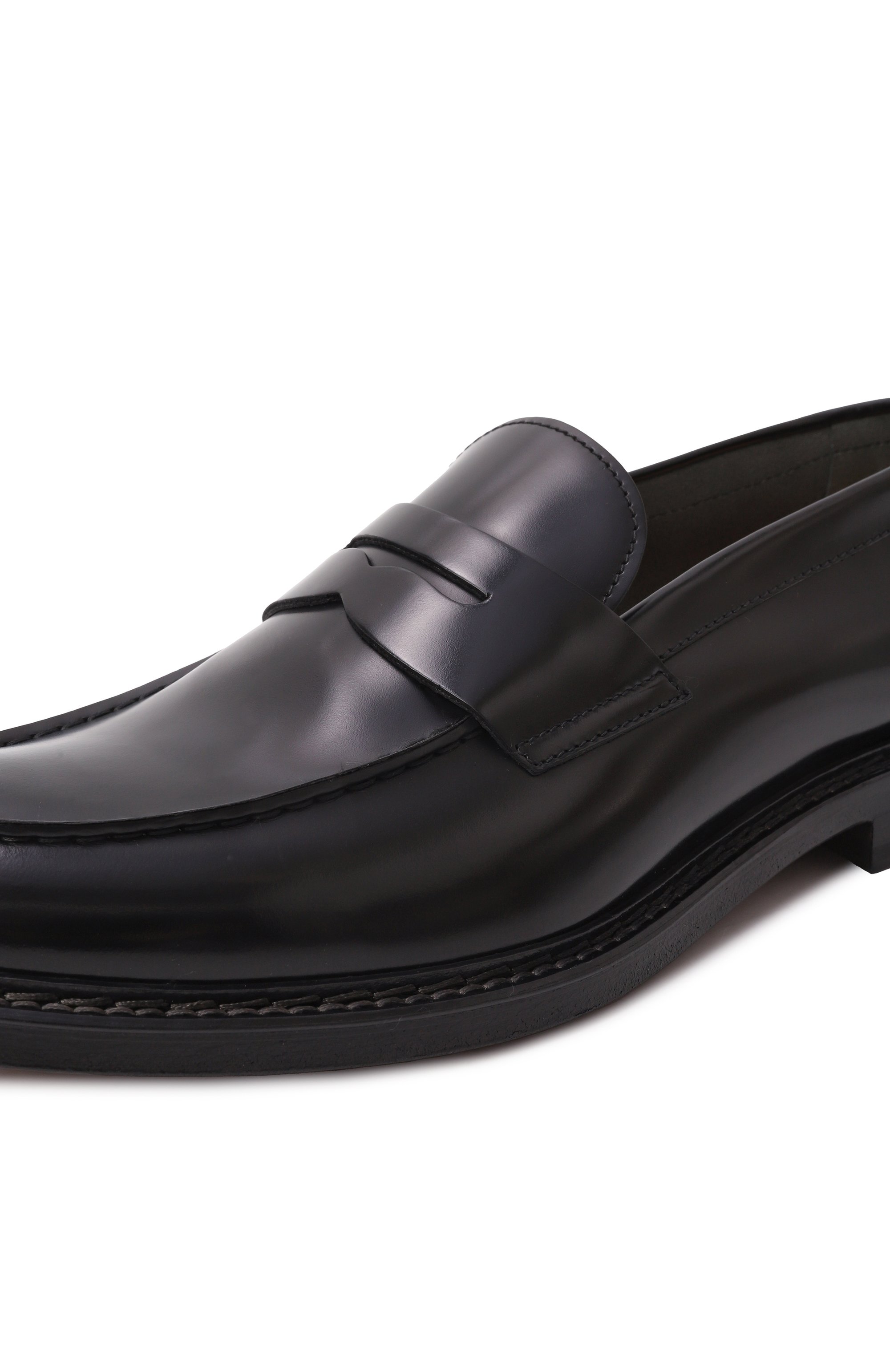 Кожаные пенни-лоферы DOUCAL'S, арт. DU2405PH0EUY007N, фото 7