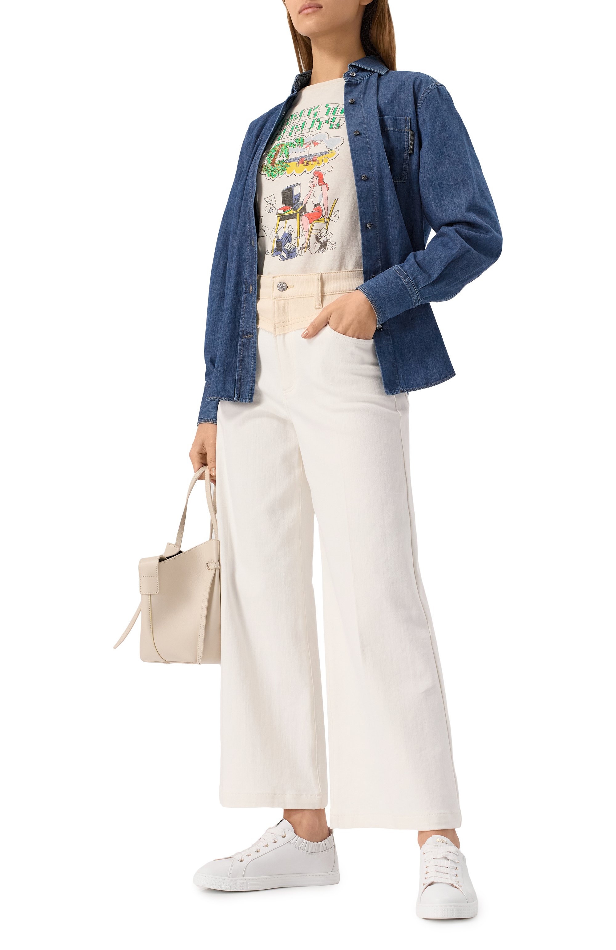 Хлопковая футболка RE/DONE, арт. 024-02WCGT305, фото 2