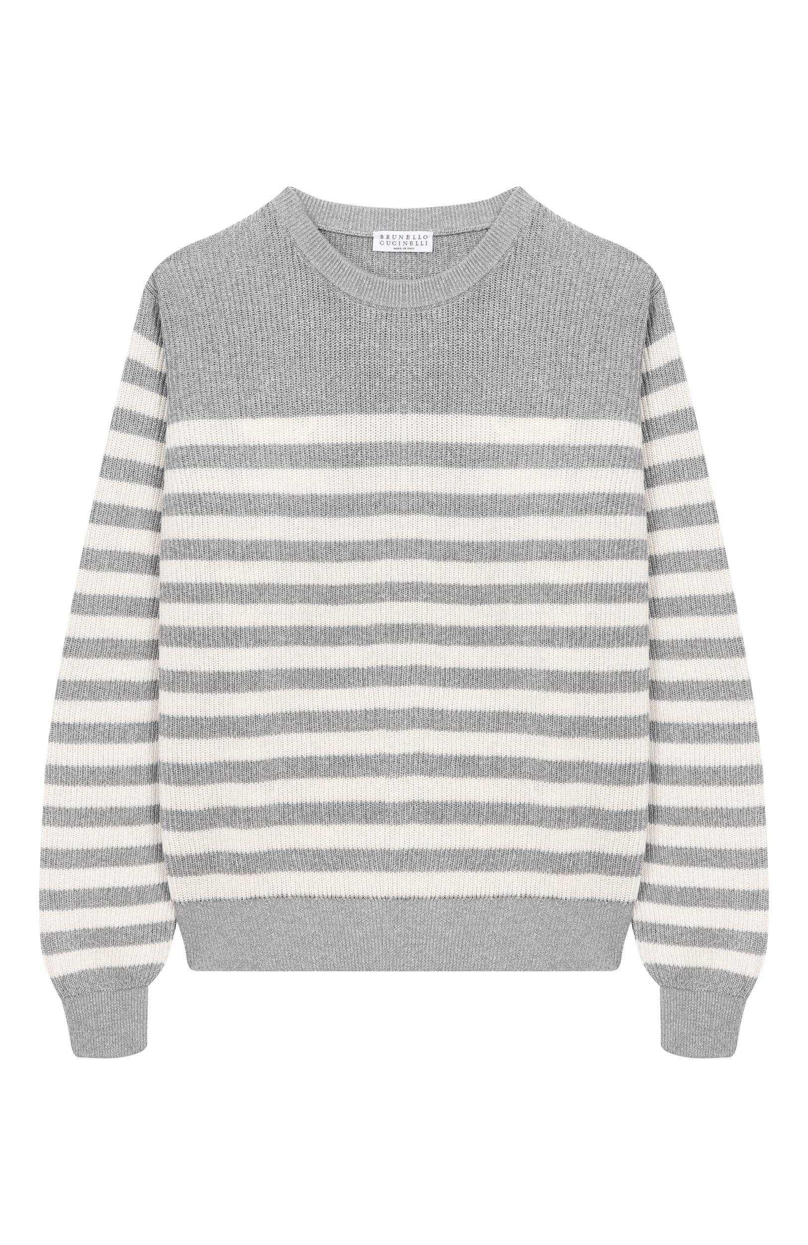 Свитер из хлопка и вискозы BRUNELLO CUCINELLI, арт. BAZM22800A, фото 1