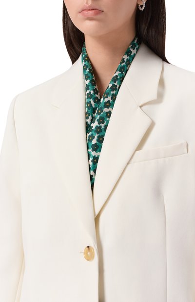 Шелковый платок FURLA зеленого цвета по цене 12000 руб., арт. WT00099/BX4224, фото 2 Шелковый платок FURLA, арт. WT00099/BX4224, фото 2