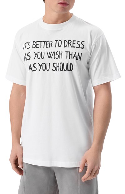 Хлопковая футболка MOSCHINO, арт. J0716/0241, фото 3