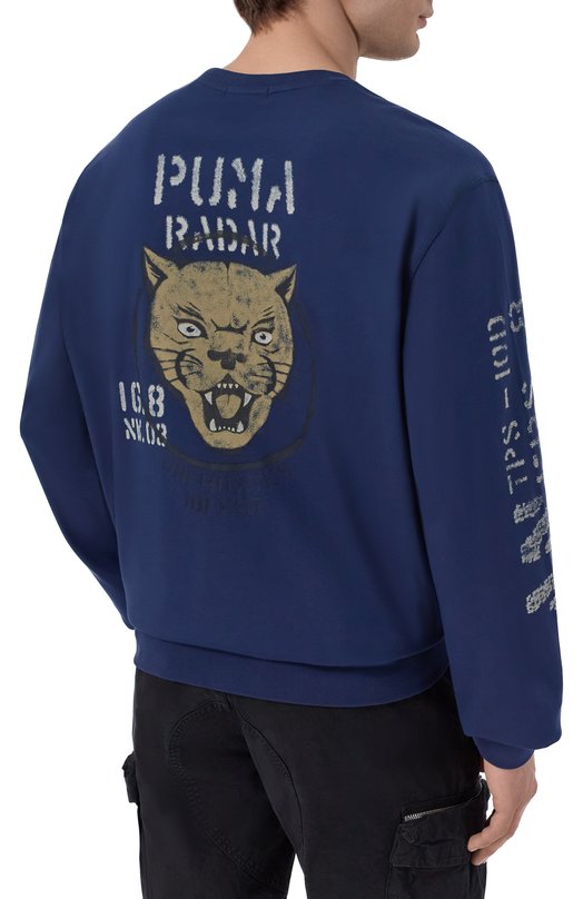 Хлопковый свитшот Aeronautica Militare FE2099UJ00725 Синий  FE2099UJ00725 Фото 4