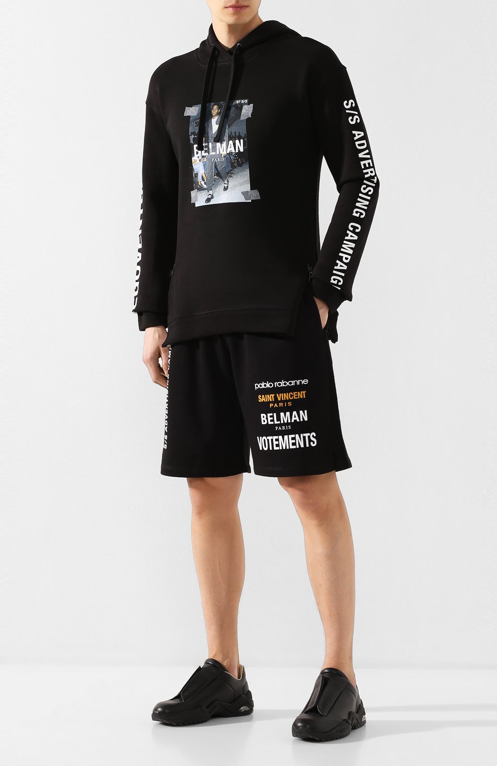 Хлопковое худи DIEGO VENTURINO, арт. SS20-DV FLH BAC, фото 2