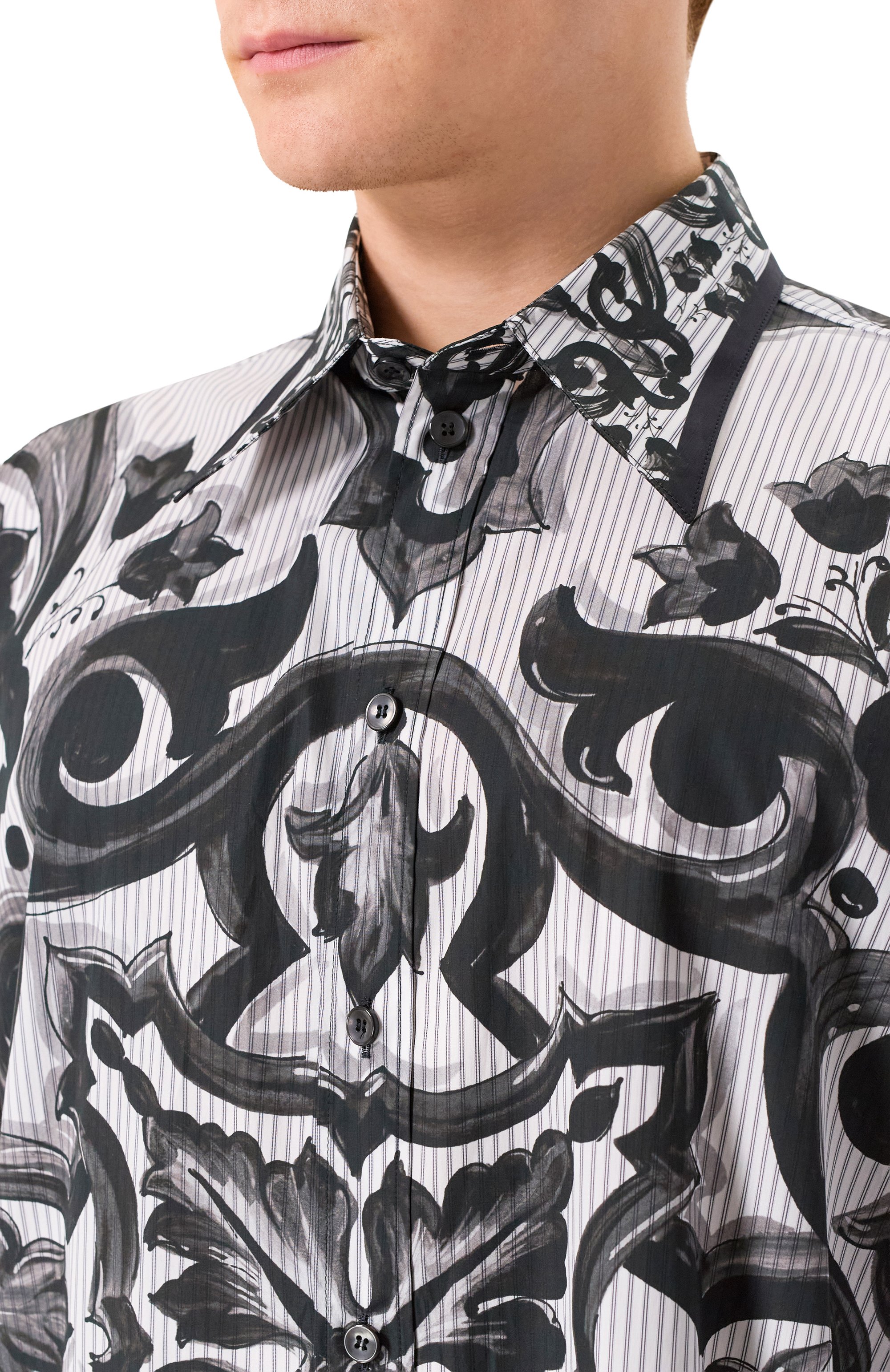 Хлопковая рубашка DOLCE & GABBANA, арт. G5NM6T/GJ618, фото 5