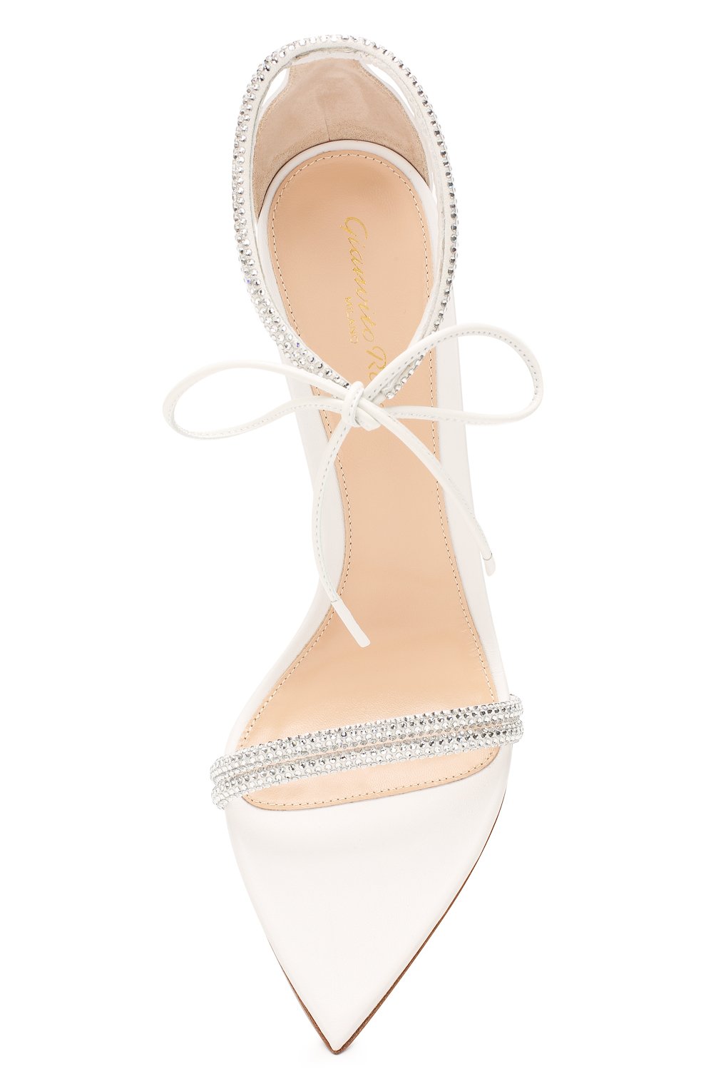 Кожаные босоножки montecarlo GIANVITO ROSSI, арт. G61408.15RIC.XCNBIBI, фото 5