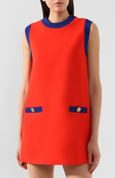 Платье из смеси шерсти и шелка GUCCI, арт. 572280/ZHM88, фото 3