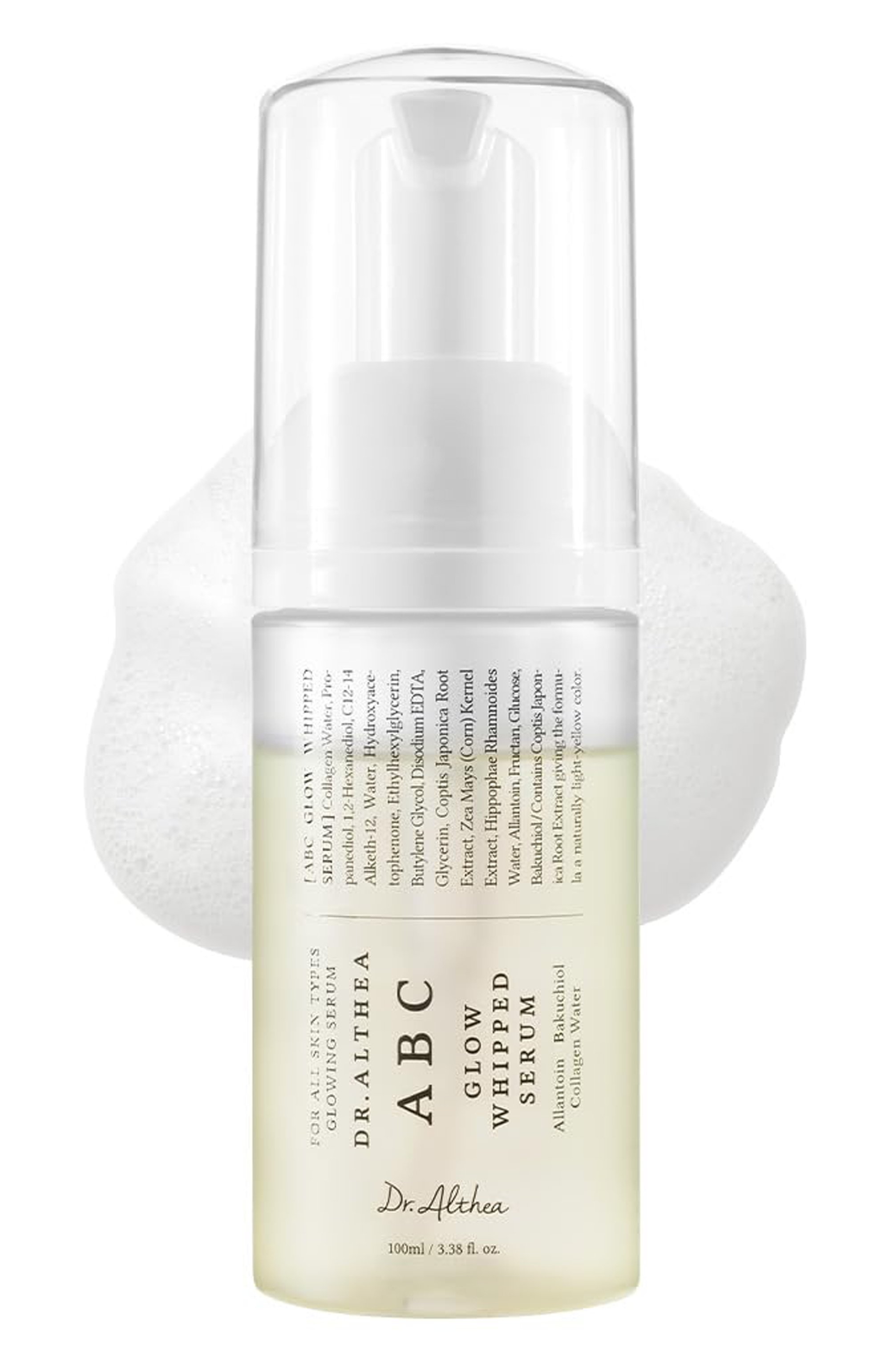 Пузырьковая сыворотка для сияния и увлажнения кожи abc glow whipped serum (100ml) DR. ALTHEA, арт. 256238, фото 2