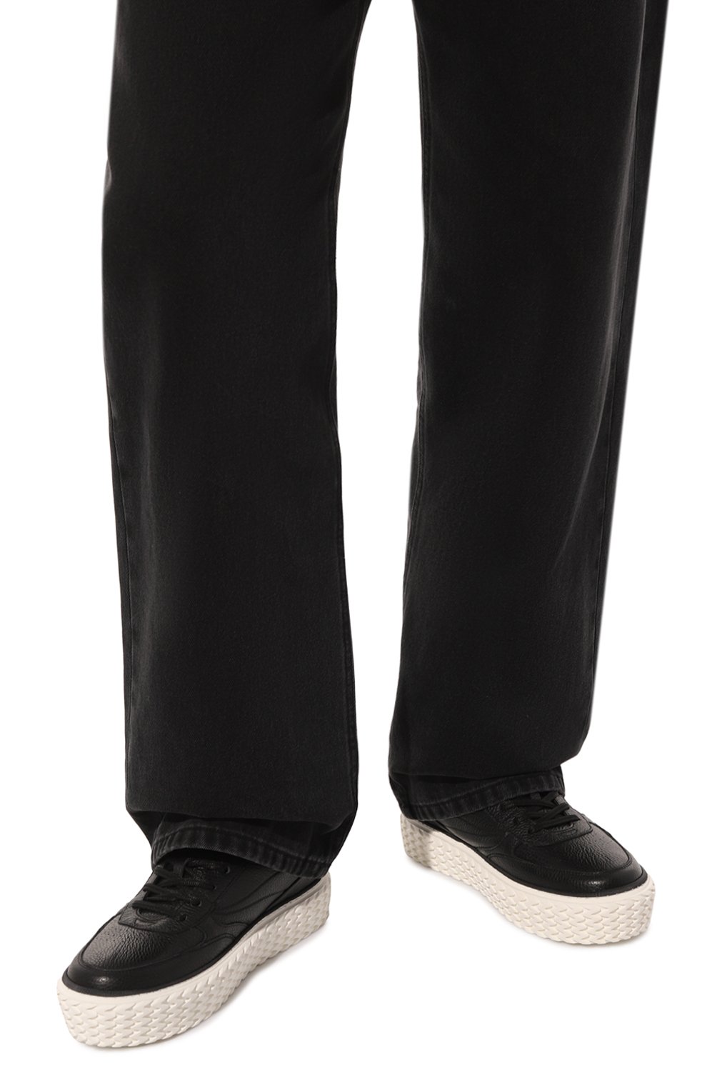 Кожаные кеды curbies 2 LANVIN, арт. FM-SKLK04-ADRI-P23, фото 3