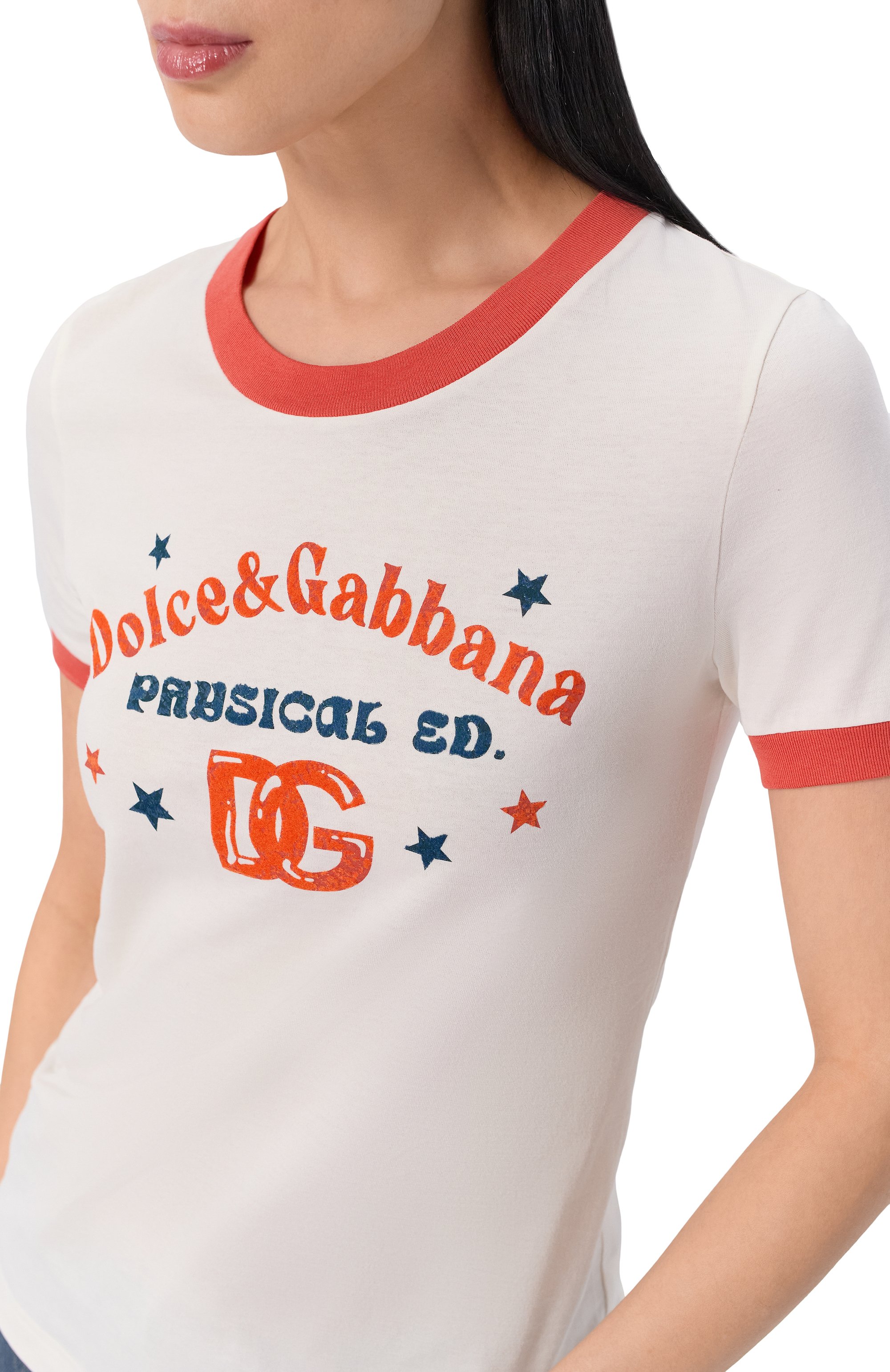 Хлопковая футболка DOLCE & GABBANA, арт. F8N08T/GDDNG, фото 5