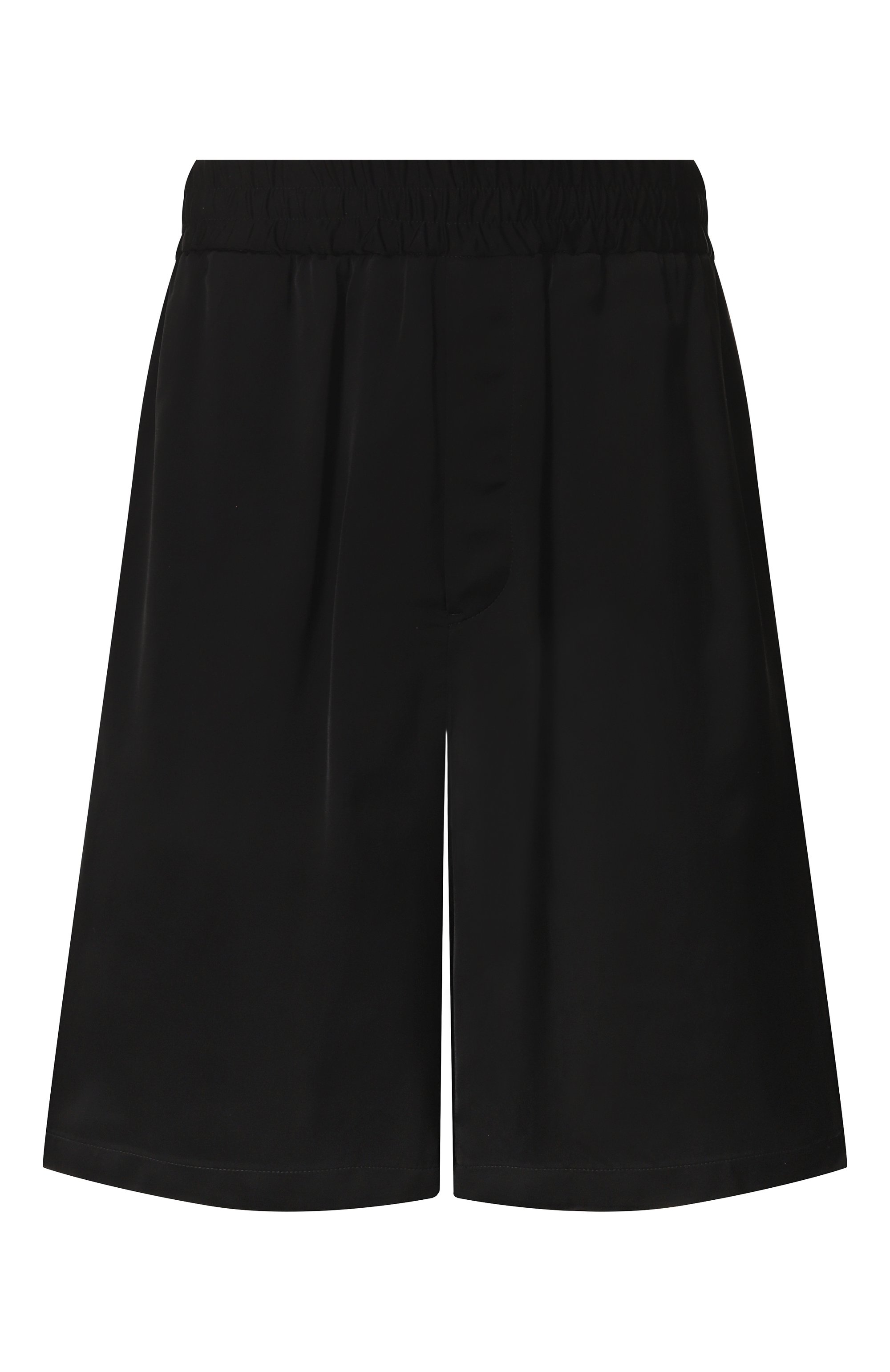 Шорты из вискозы JIL SANDER черного цвета по цене 108000 руб., арт. J23KA0108/J65022, фото 1 Шорты из вискозы JIL SANDER, арт. J23KA0108/J65022, фото 1