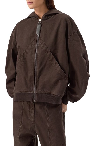 Хлопковый бомбер THE ATTICO, арт. 250WCB00066/DDC093AA, фото 3