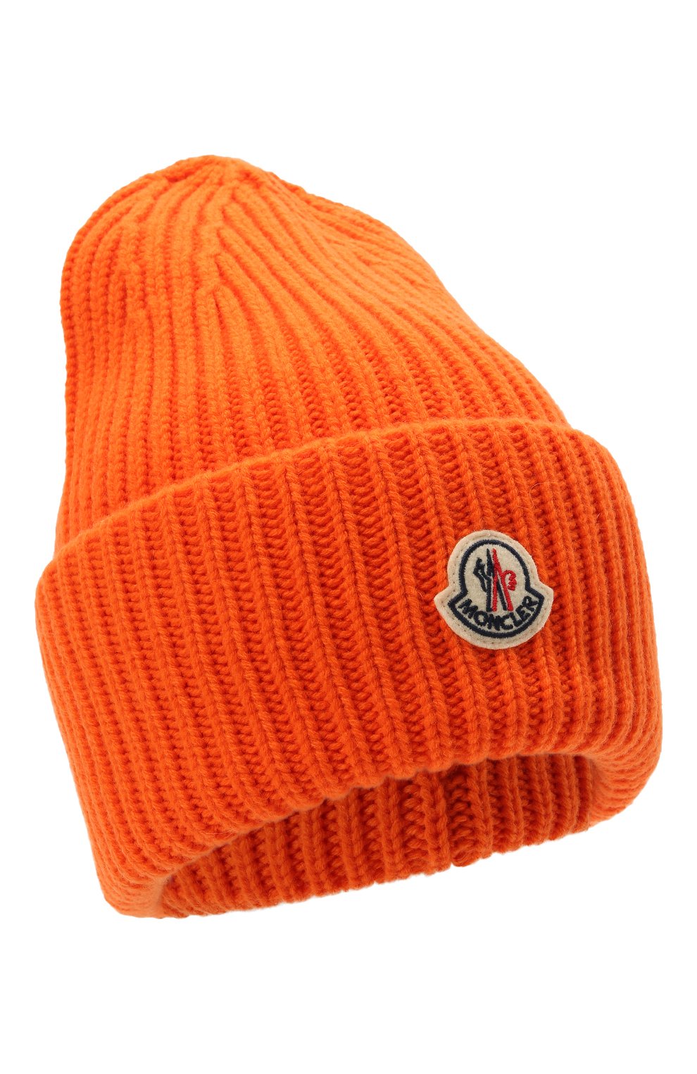 Шапка из шерсти и кашемира MONCLER оранжевого цвета по цене 26300 руб., арт. G2-091-3B000-48-M1127, фото 1 Шапка из шерсти и кашемира MONCLER, арт. G2-091-3B000-48-M1127, фото 1
