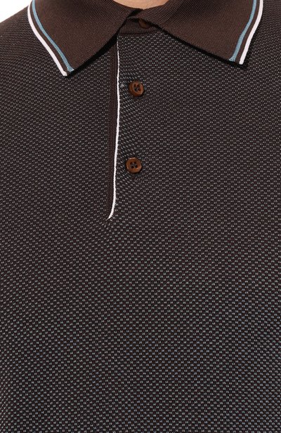 Поло из шелка и хлопка STEFANO RICCI, арт. K818044P13/F23172, фото 5