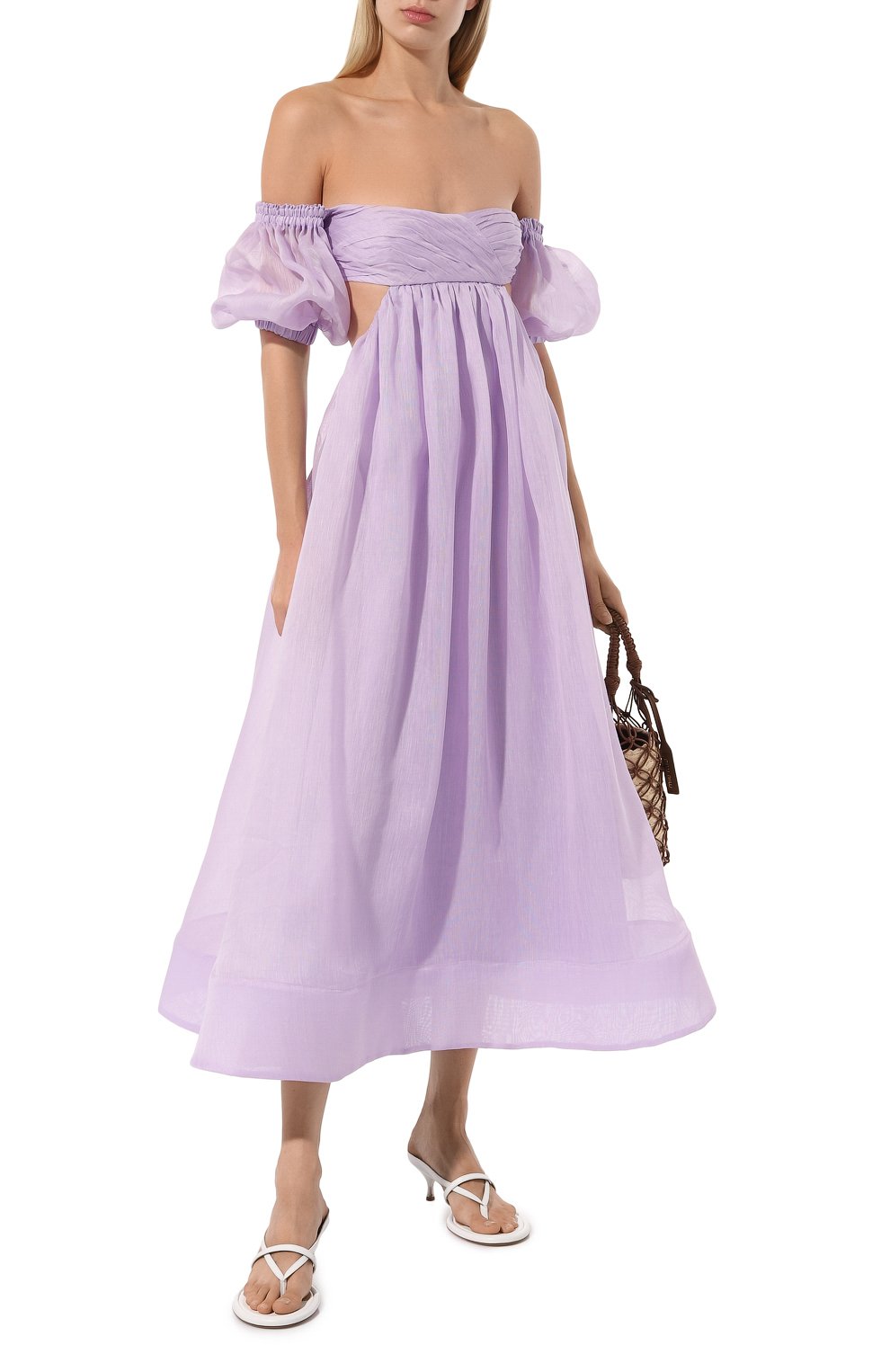 Платье изо льна и шелка YVON, арт. 20231505, фото 2