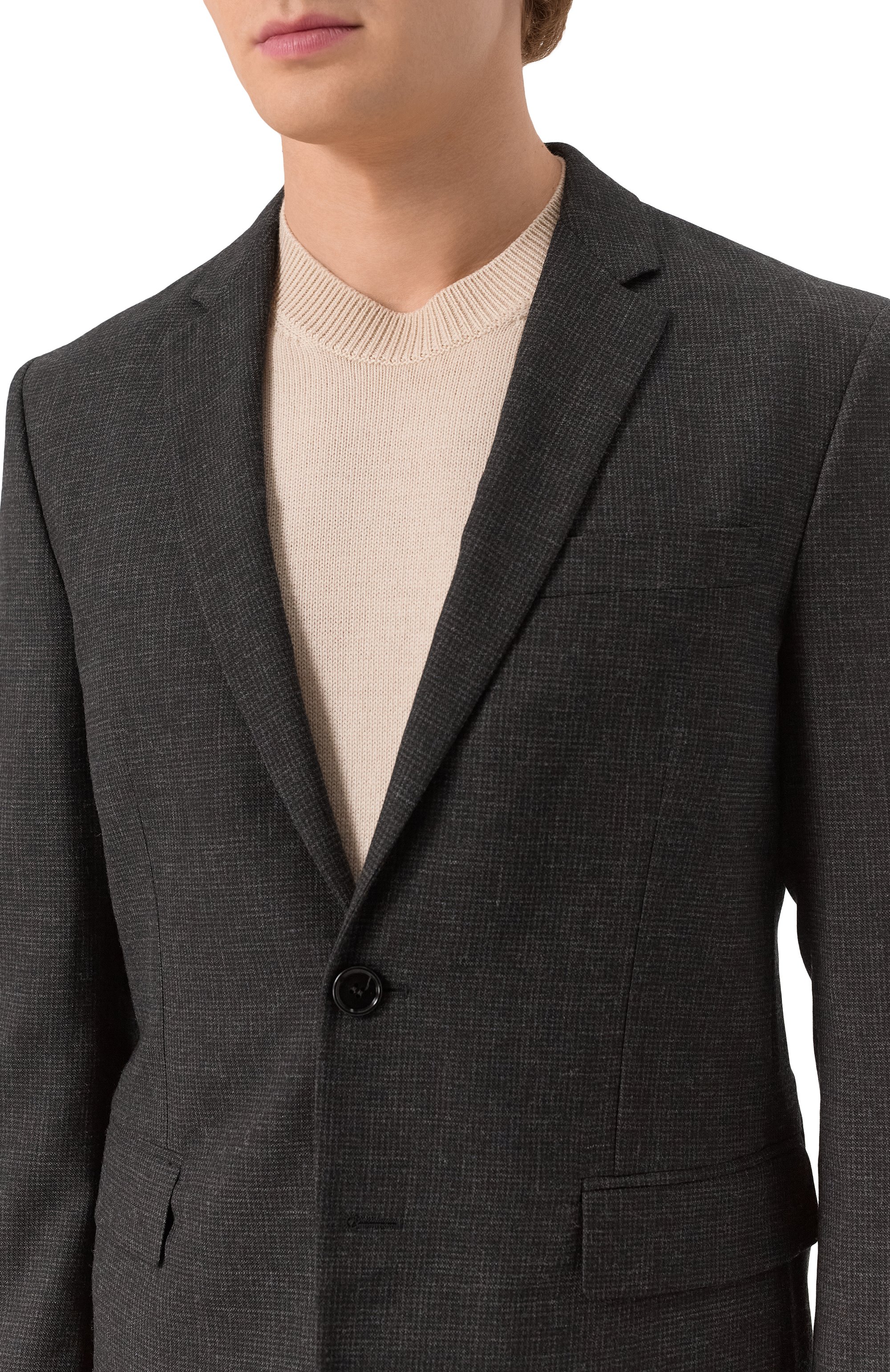 Шерстяной пиджак BURBERRY, арт. 8104945, фото 7