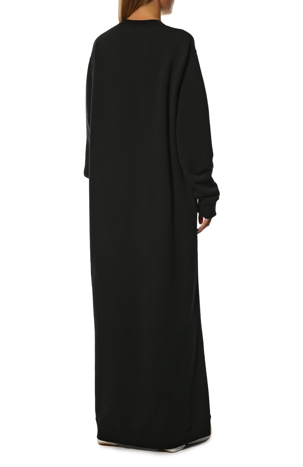 Хлопковое платье DSQUARED2 черного цвета по цене 36950 руб., арт. S75CV0559/S25539, фото 4 Хлопковое платье DSQUARED2, арт. S75CV0559/S25539, фото 4