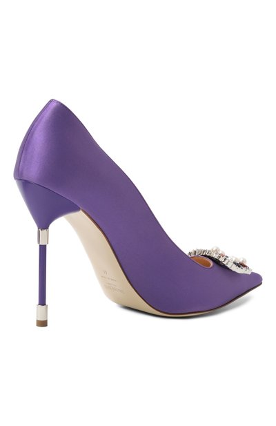 Текстильные туфли decollete tutti frutti 105 RUBEUS MILANO, арт. DEC0LLETE TUTTI FRUTTI 105/SILK, фото 5