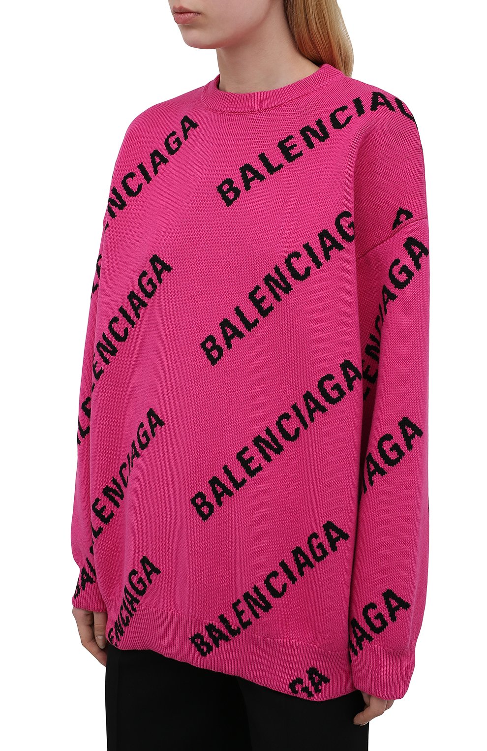 Свитер из хлопка и шерсти BALENCIAGA, арт. 657528/T3200, фото 3