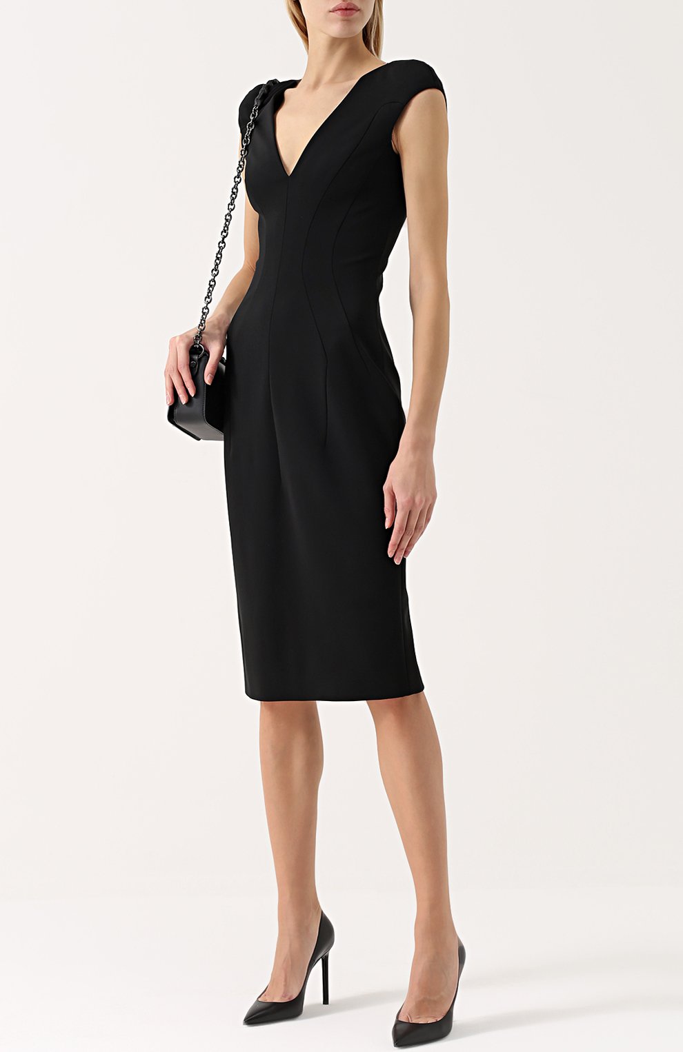 Облегающее платье с v-образным вырезом TOM FORD, арт. ABJ048/FAX021, фото 2