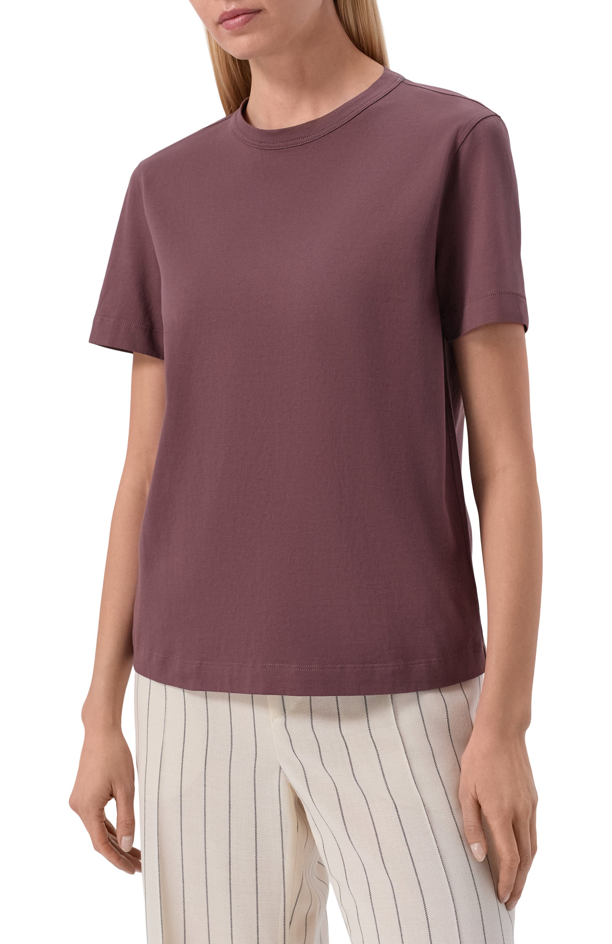 Хлопковая футболка BRUNELLO CUCINELLI, арт. MPT81BI100, фото 3