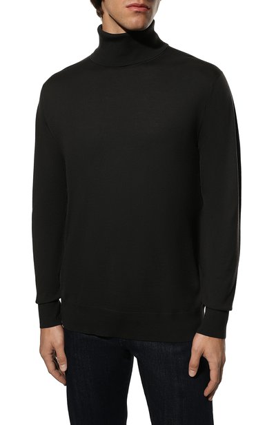 Шерстяная водолазка LORO PIANA темно-серого цвета по цене 169500 руб., арт. FAL3612, фото 3 Шерстяная водолазка LORO PIANA, арт. FAL3612, фото 3