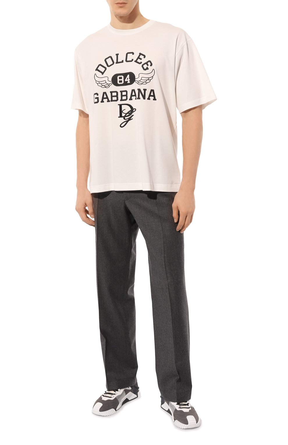 Хлопковая футболка DOLCE & GABBANA, арт. G8PN9Z/G7NSN, фото 2