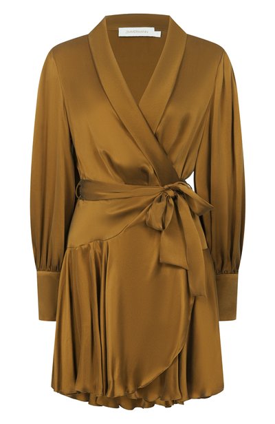 Женское атласное платье ZIMMERMANN, арт. 8067DF26R